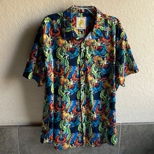 RSVLTS Ace Ventura Tom Ace Jungle Friends Men’s Shirt